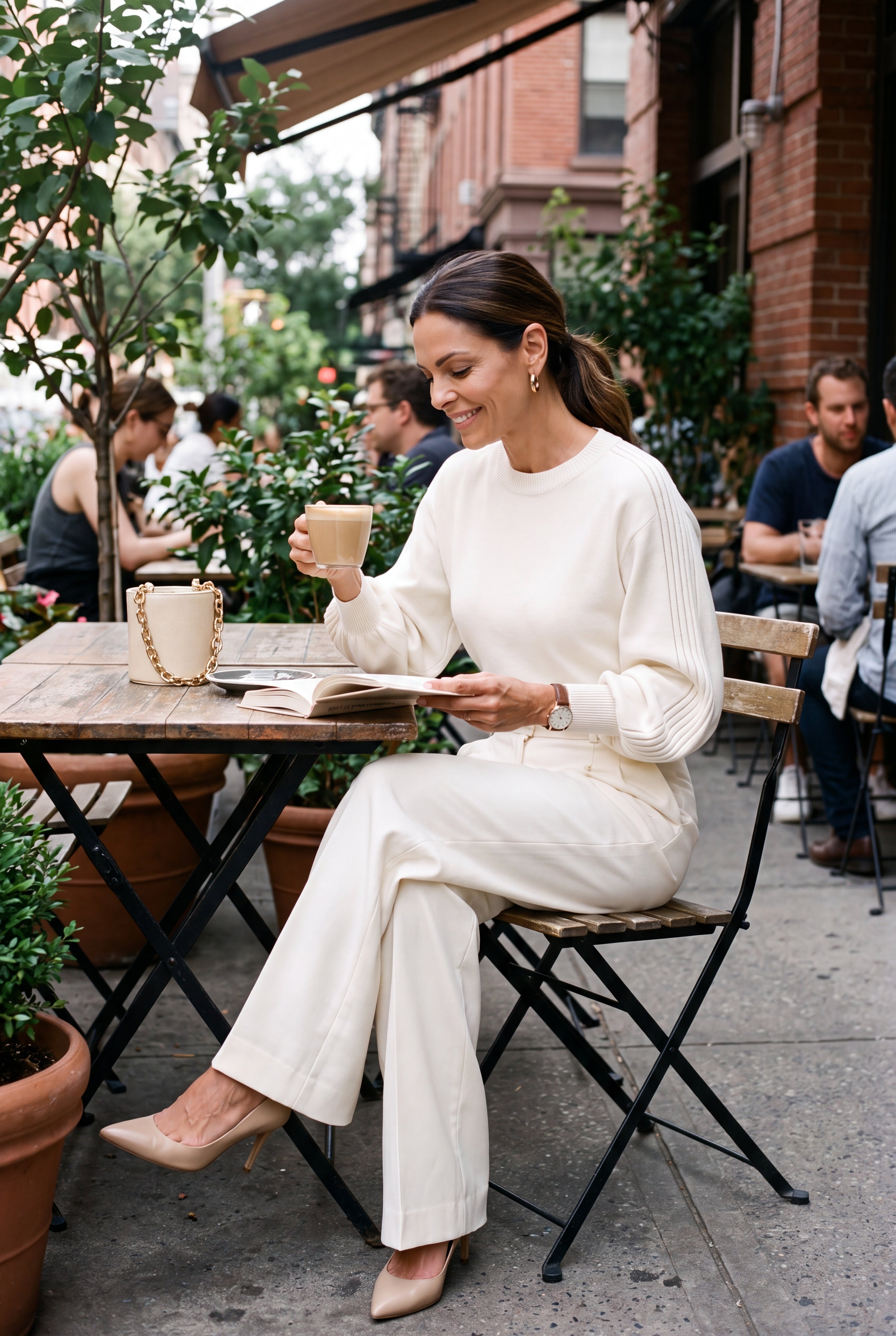 Aurevella – Women’s Jumper and Wide-Leg Trousers Set